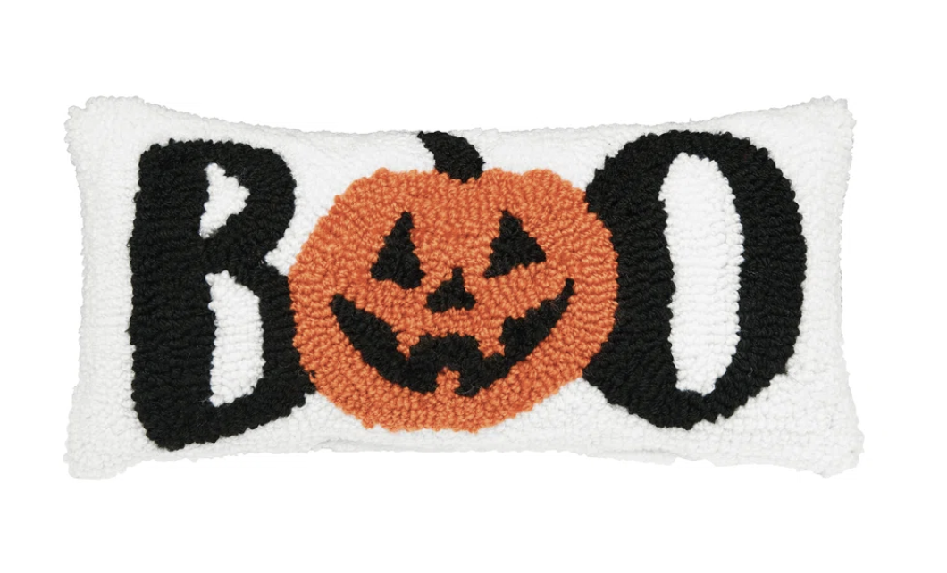 Boo throw pillow