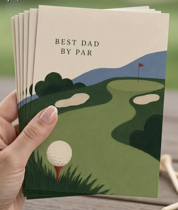 Best Dad by Par Card