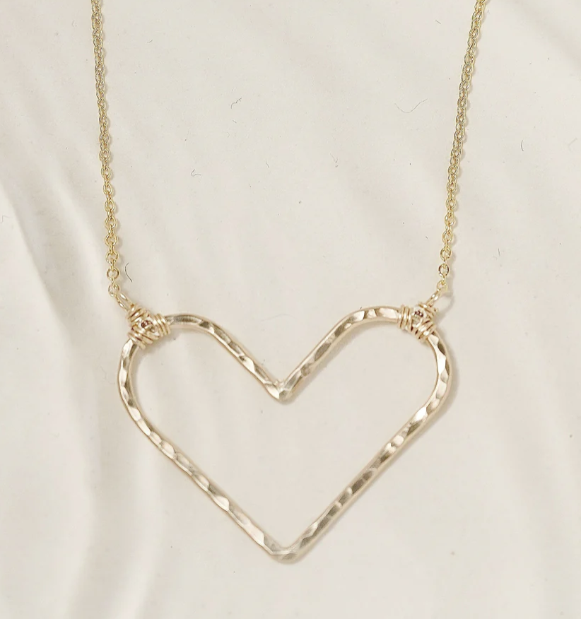 James Michelle Open Heart Necklace