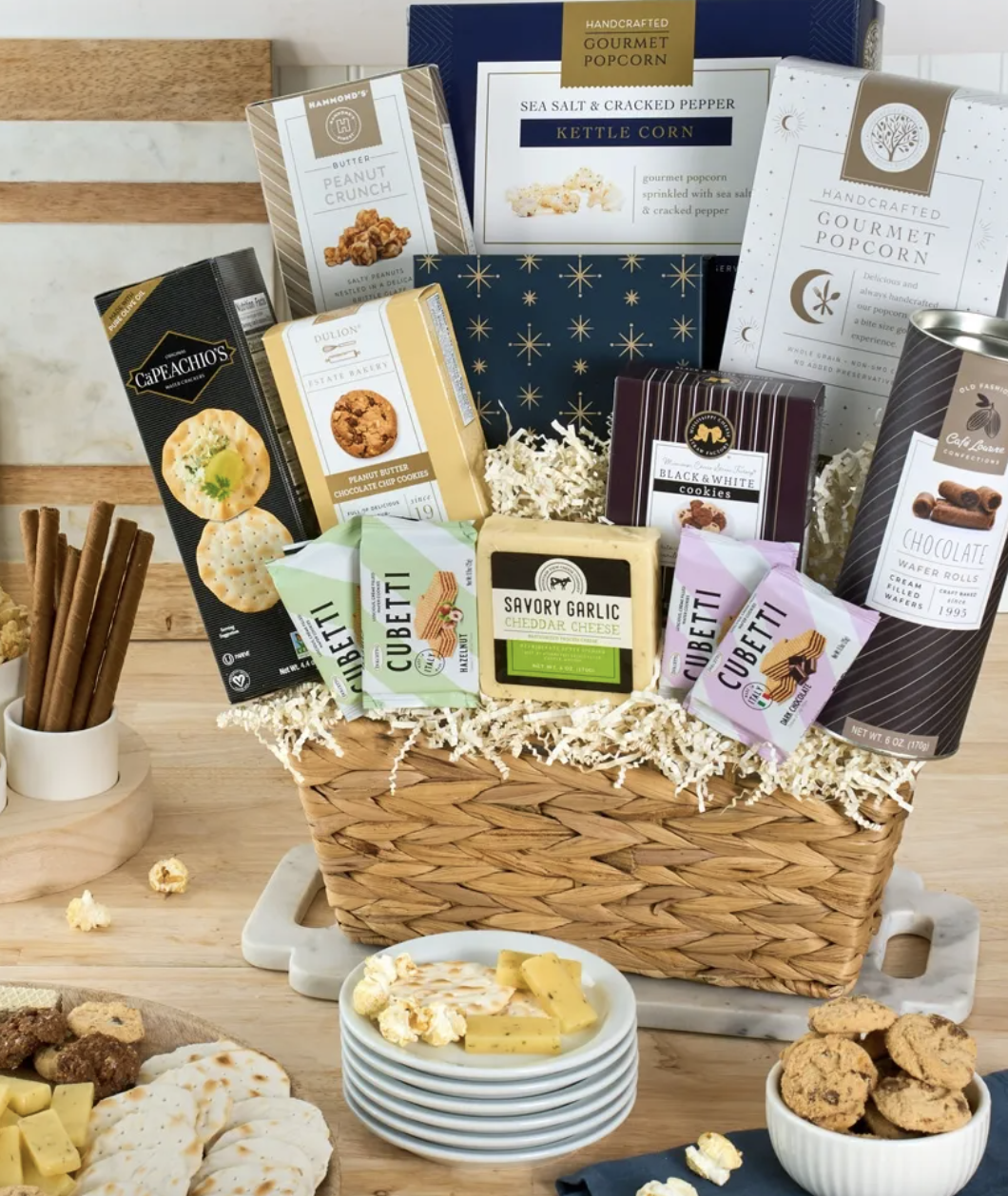 Gourmet Basket Sympathy gift basket