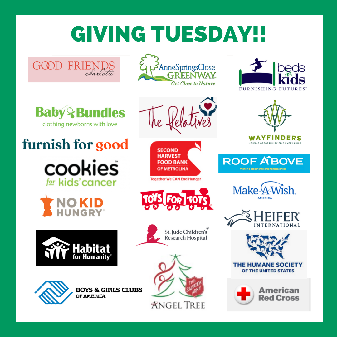 GIVING TUESDAY - GIFT THOSE IN NEED!!