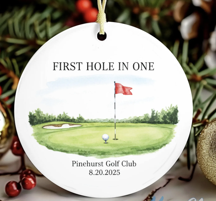 Hole in One Ornament