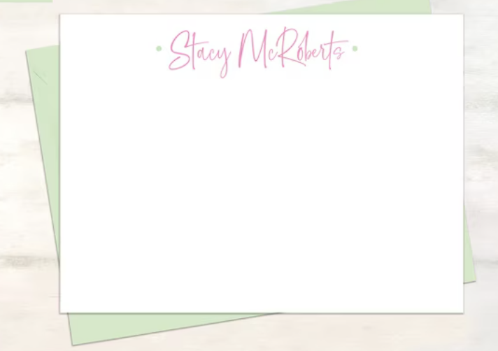 Women's Personalized Stationary