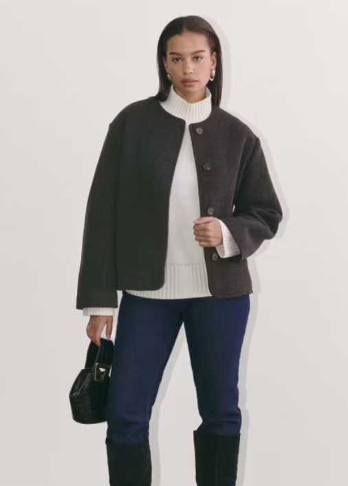Everlane Wool Cocoon Coat
