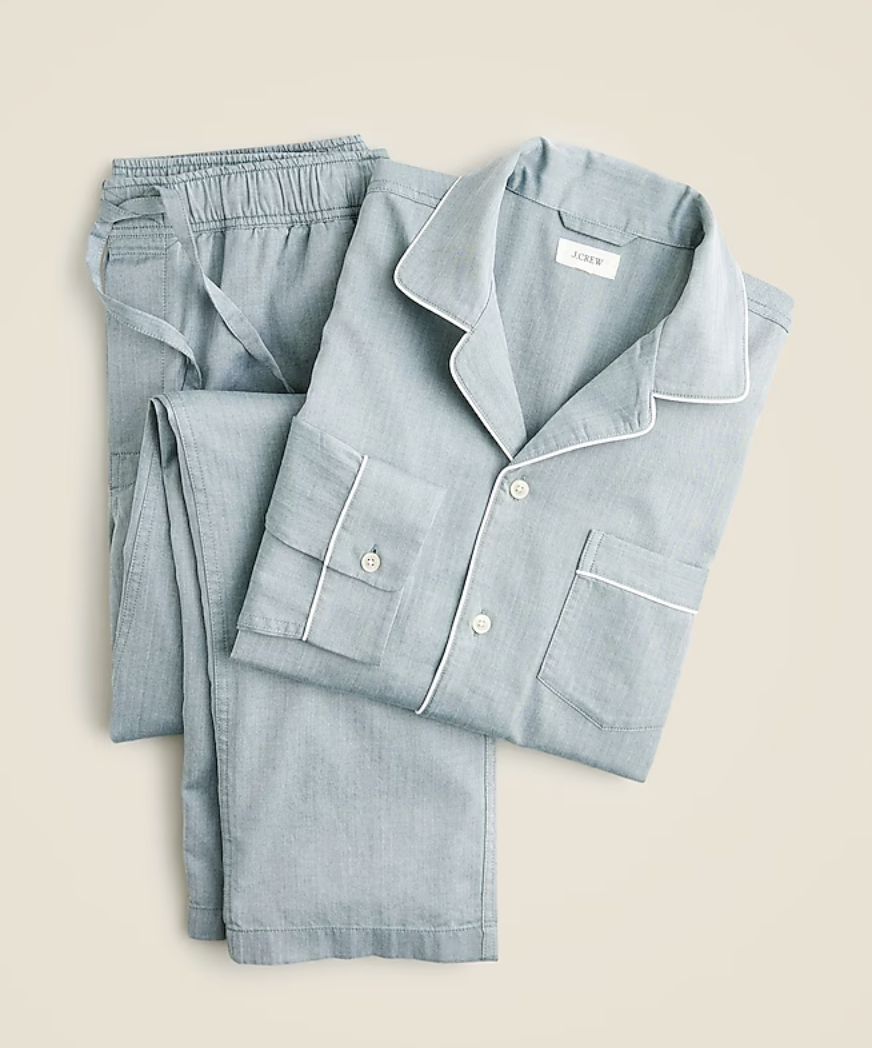 JCrew Herringbone Pajamas