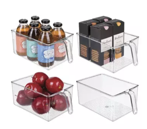 Acrylic Storage with Handles