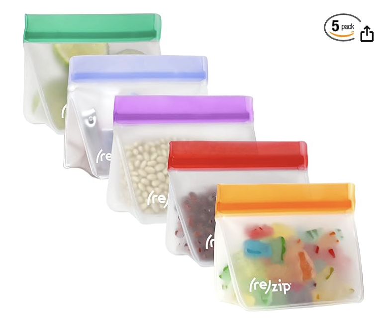 Reusebable reZip snack bags