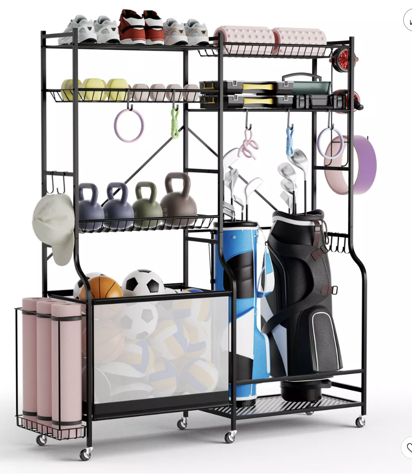 Costway Sports Equipment Organizer