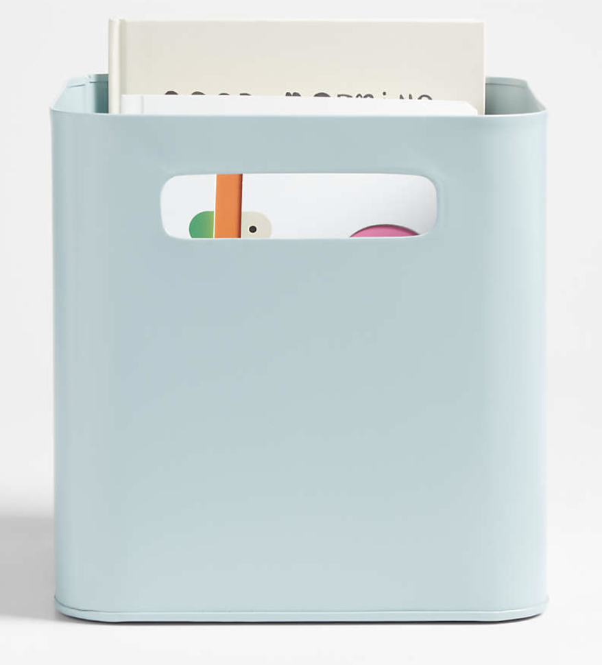 Crate &amp; Barrel Metal Bins