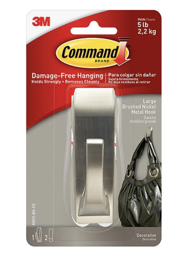 Command Nickel Hooks