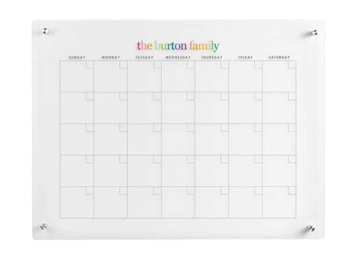 Erin Condren Acrylic Calendar