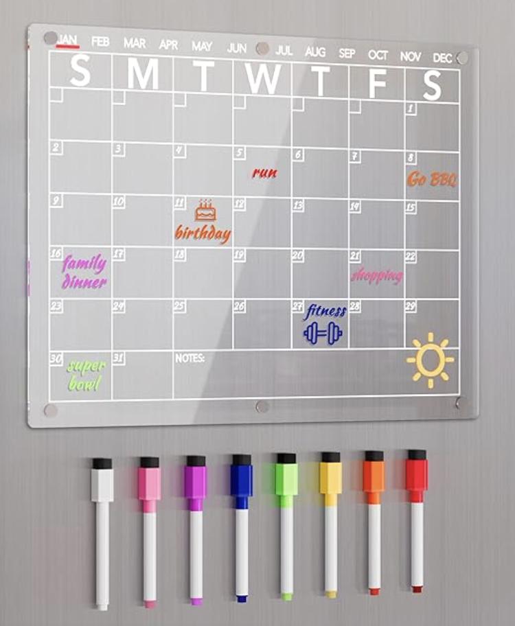Dry Erase Calendar