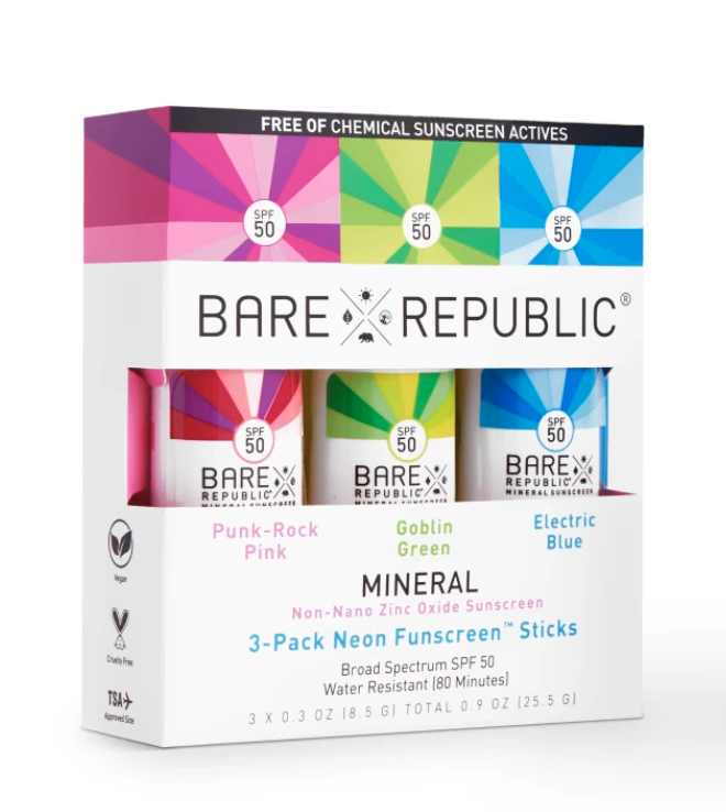 Bare Republic sunscreen sticks