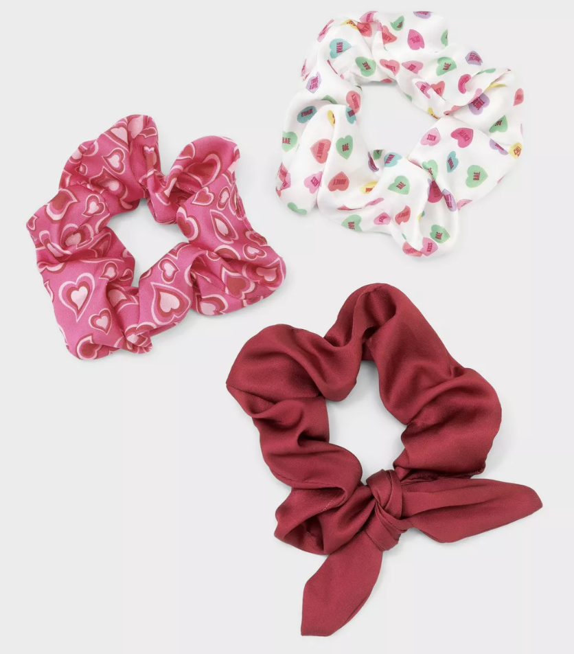 Heart Scrunchies