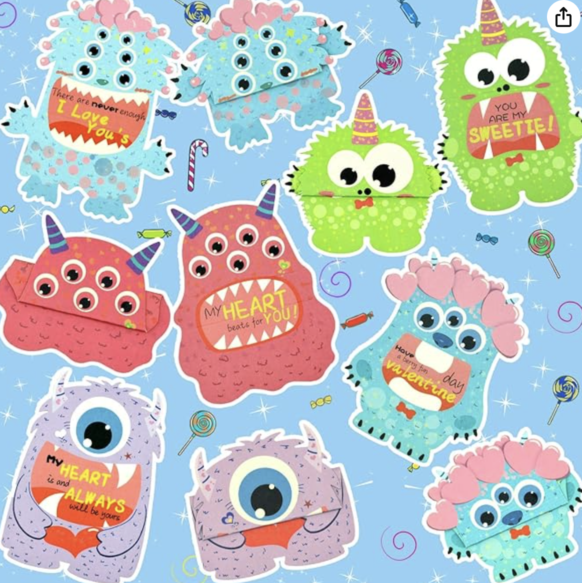 Monster Class Valentines