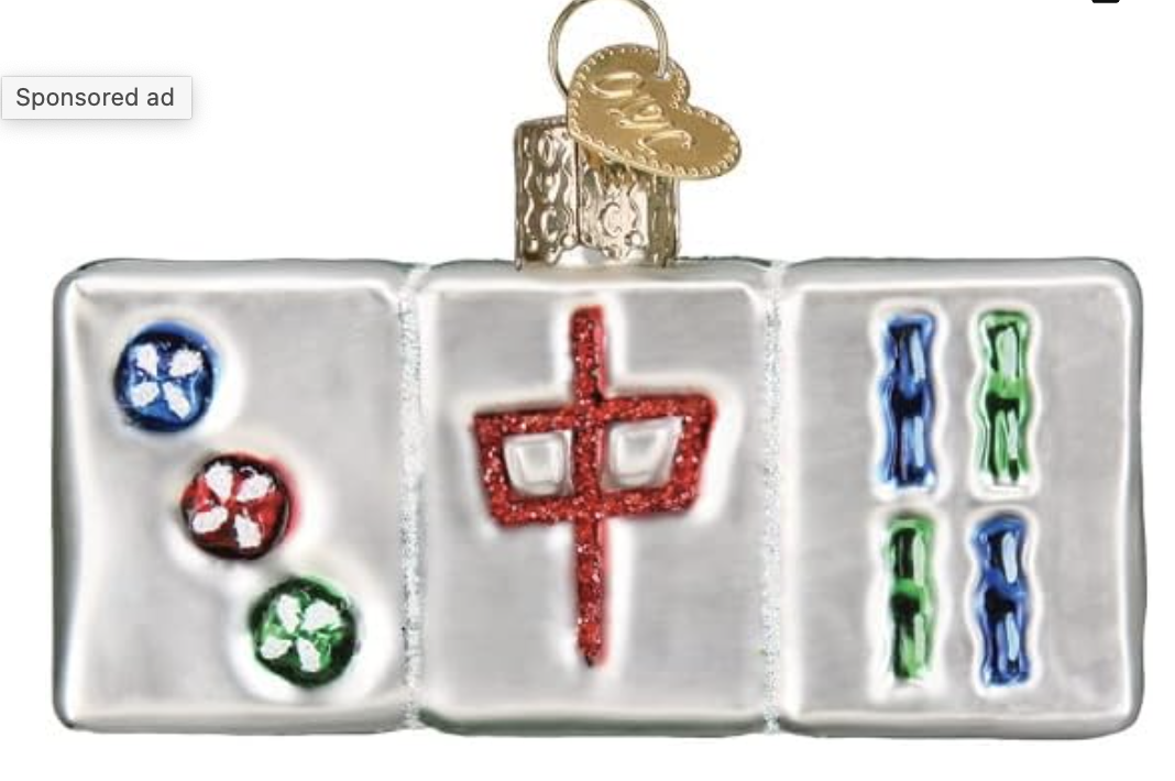 Mahjong Ornament