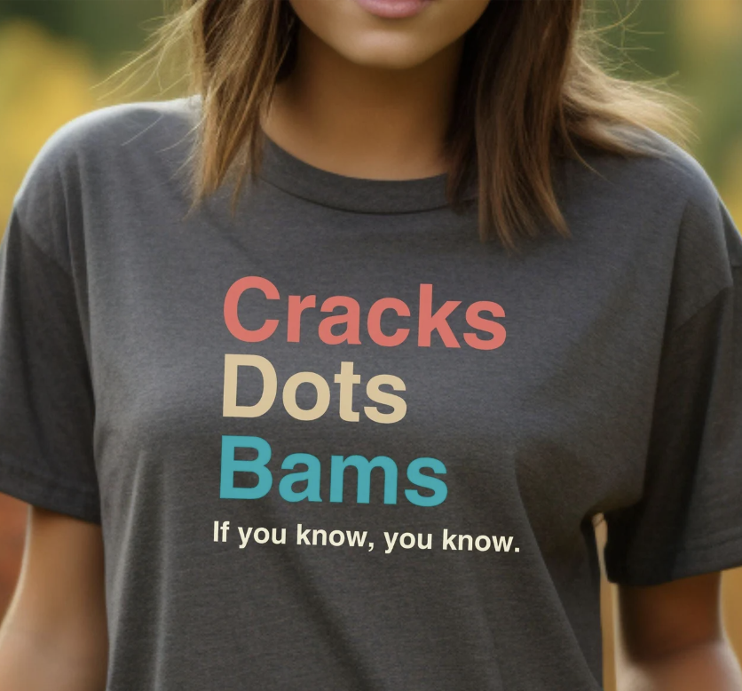 Cracks Dots Bams Shirt