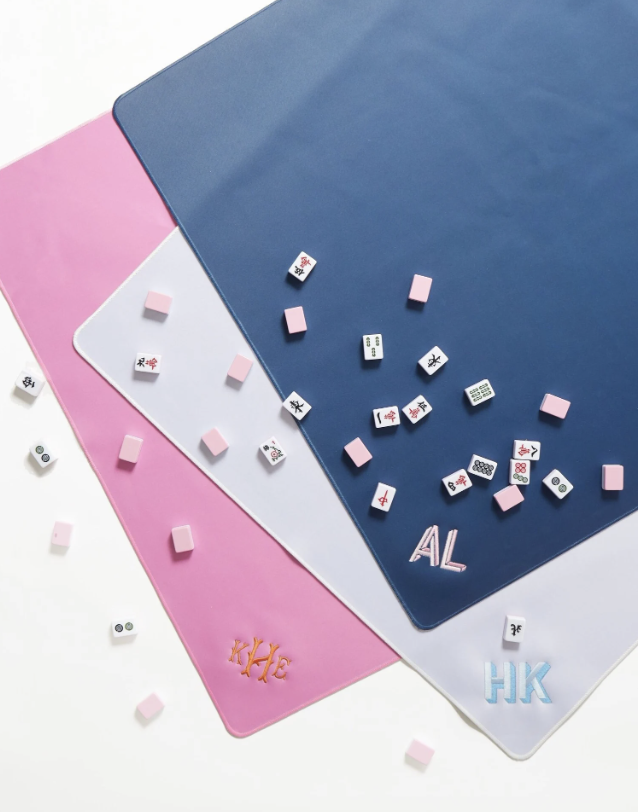 Embroidered Mahjong Mat