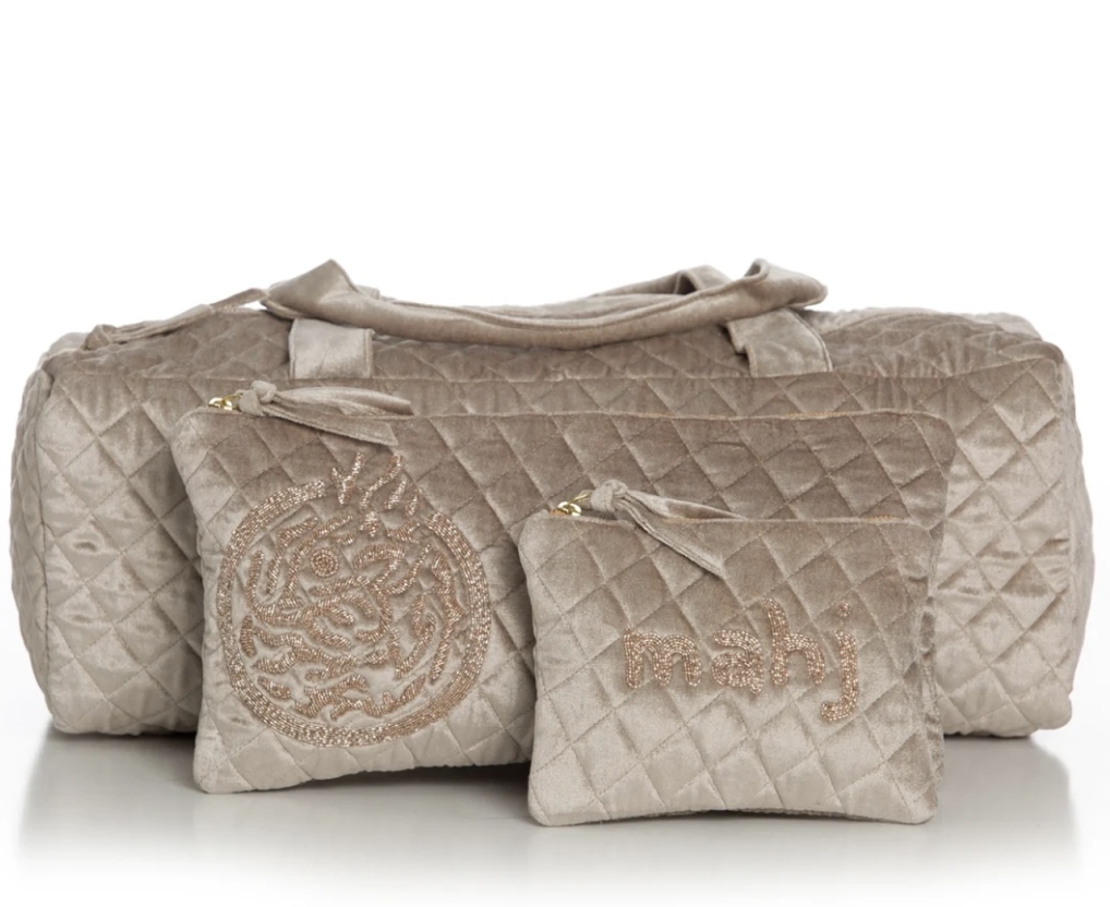 Wolf &amp; Badger Quilted Travel Set