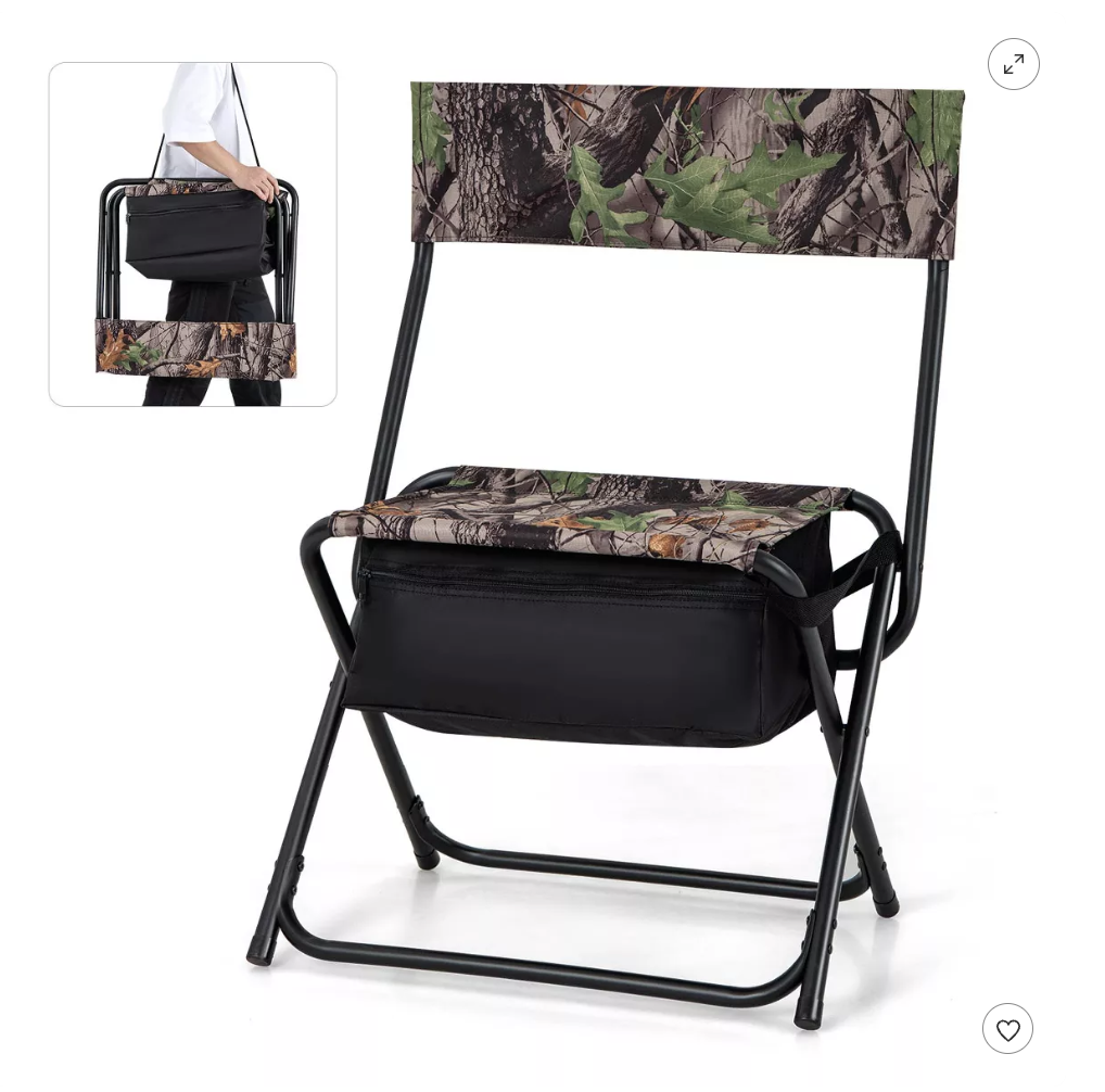 Costway Foldable Hunting Chair
