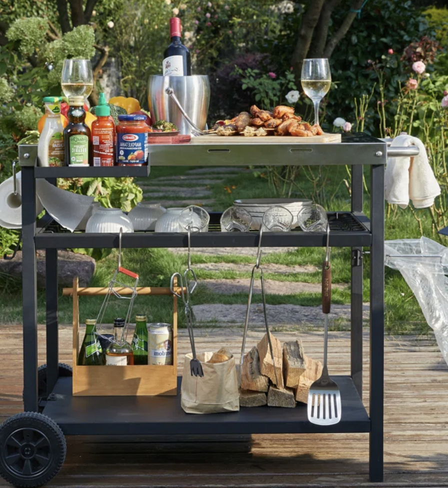 Outdoor Grill Cart
