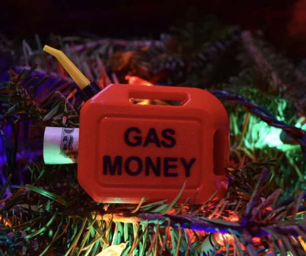 Gas Money Orgnament