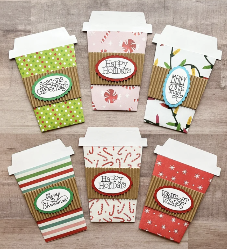 Coffee Cup Card Holder