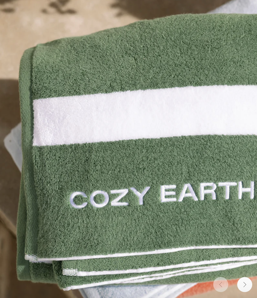 Cozy Earth Monogrammed Towel