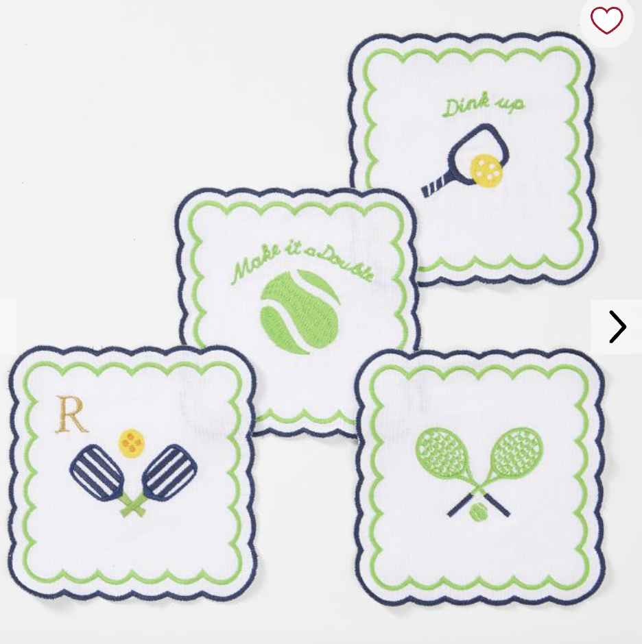 Embroidered Coasters