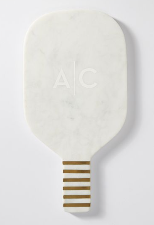 Pickleball Marble Cheese Board