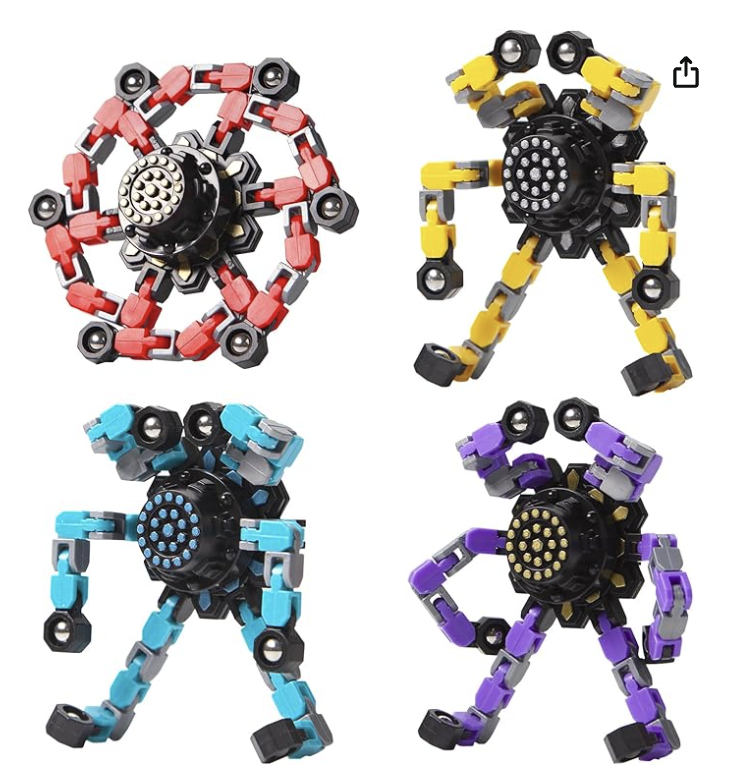 Transformable Fidget Spinners