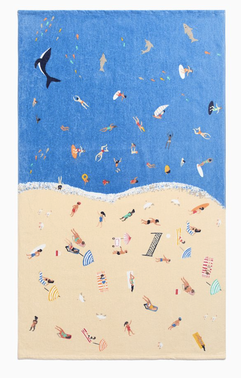 Beach Scene Towel