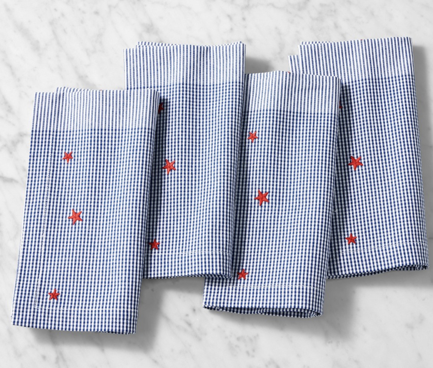 Gingham and Stars Napkins