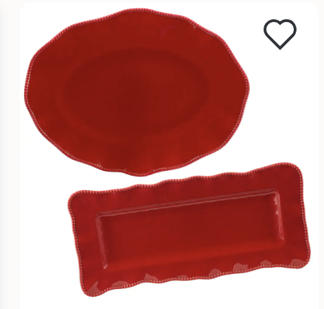 Red Perlette Platters