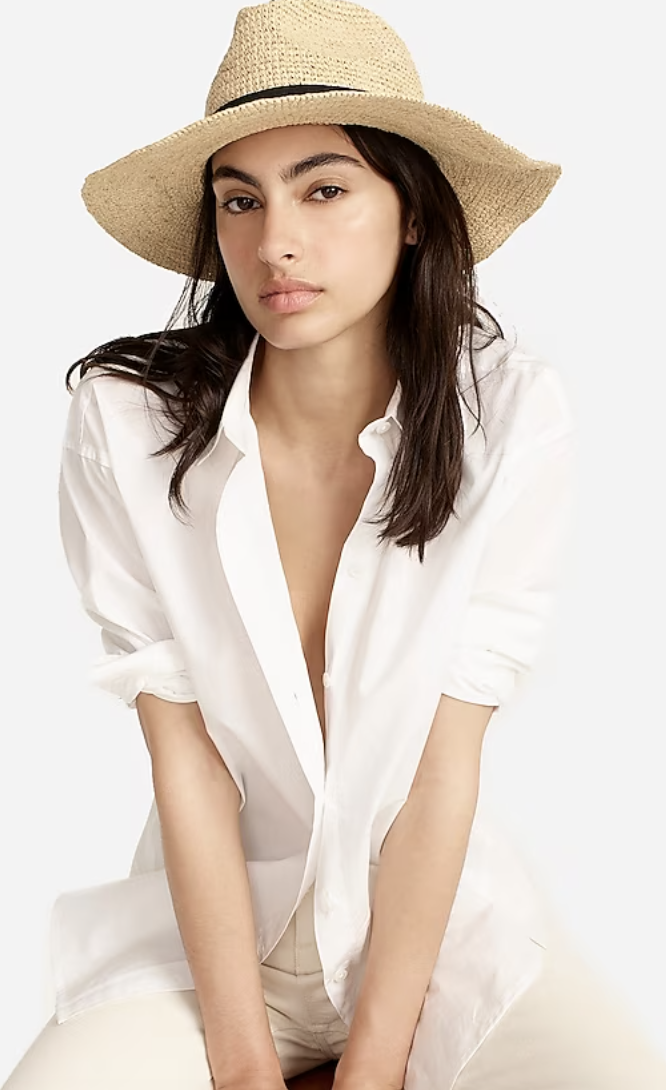 Wide Brim Straw Hat