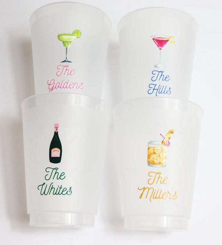 Personalized Frosted Cups