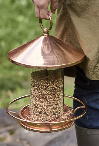 Copper Bird Feeder