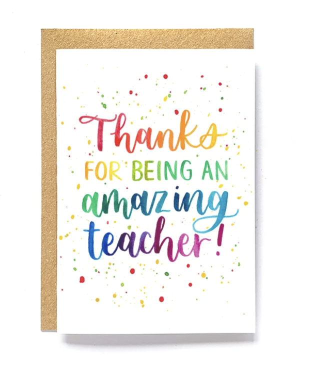 Amazing Teacher Card