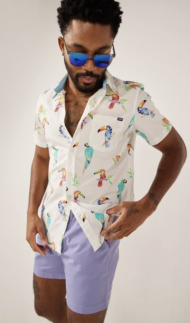 Chubbies Parrot Shirt