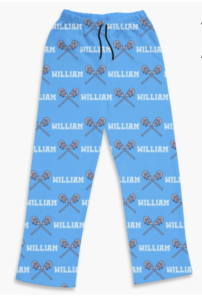 Lacrosse Personalized Pajama Pants