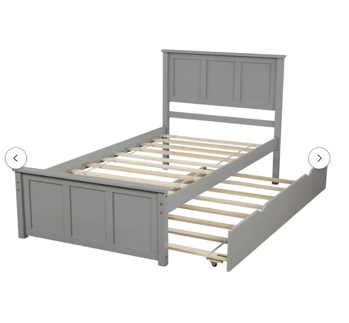 Twin Bed with Trundle