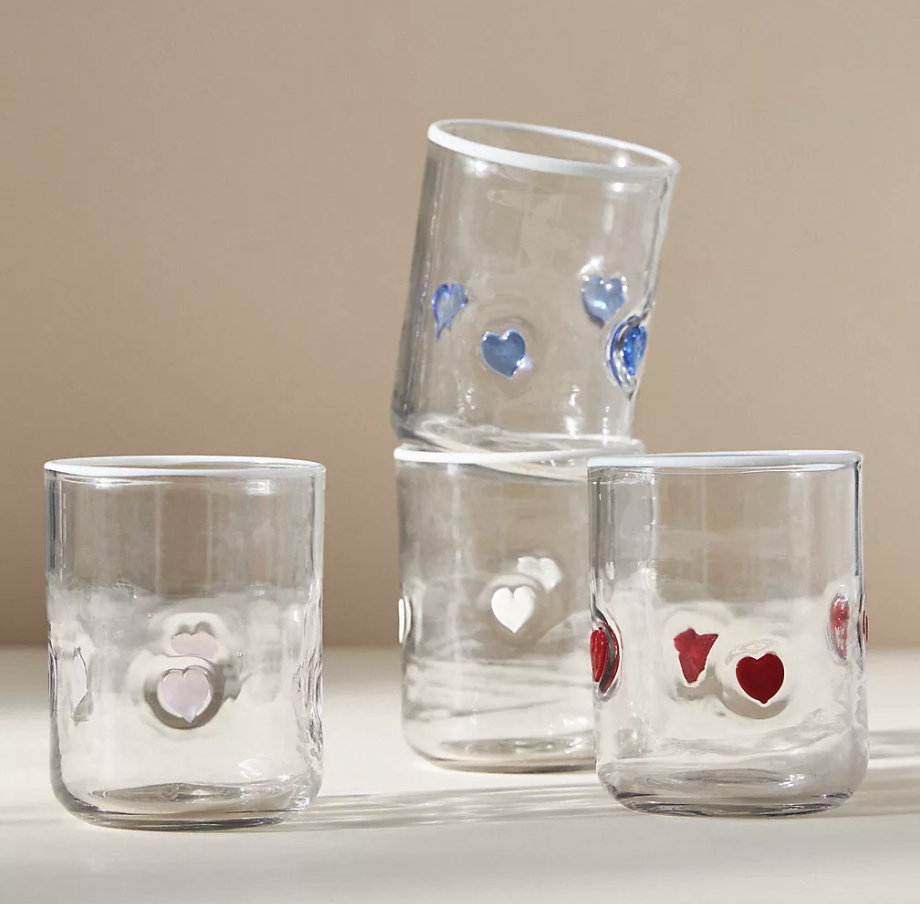 Anthro Heart Glasses