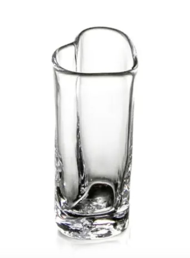 Simon Pearce Heart Bud Vase
