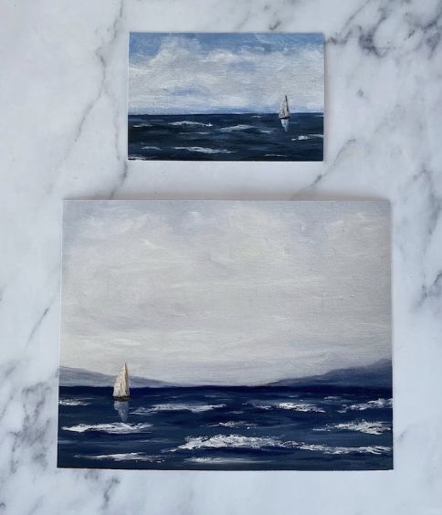 Krista Kim Sailboat Art