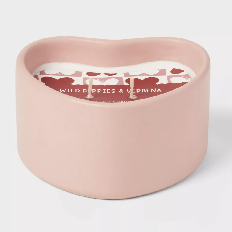 Ceramic Heart Candle