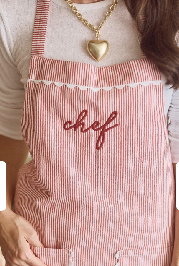 Monogrammed Weezie Apron