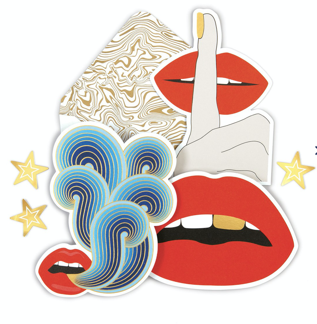 Lips Notecards  (Copy)