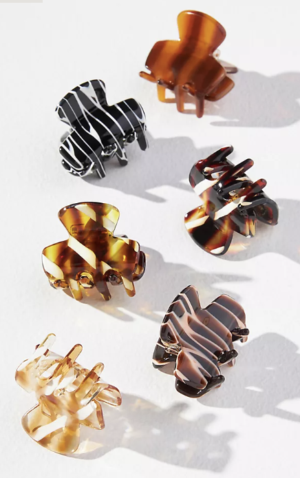 Speckled Hair Clips