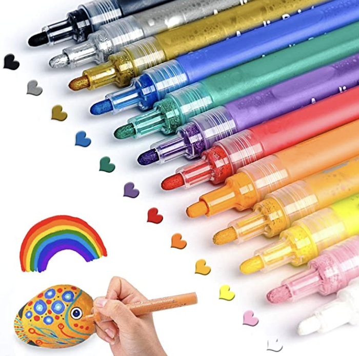 Acrylic Paint Markers for Rock/Wood/Metal (Copy)
