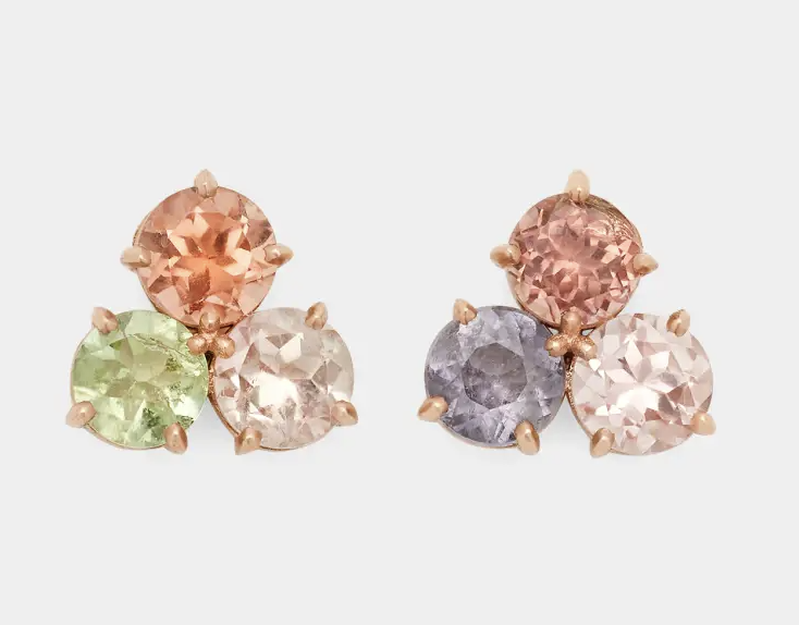 Put these Aquamarine/Tourmaline Studs in her Stocking! (Copy)